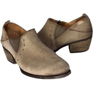 Pikolinos Boots Women's Size 39/8.5-9 Baqueira Chelsea Ankle Bootie Suede | Tan